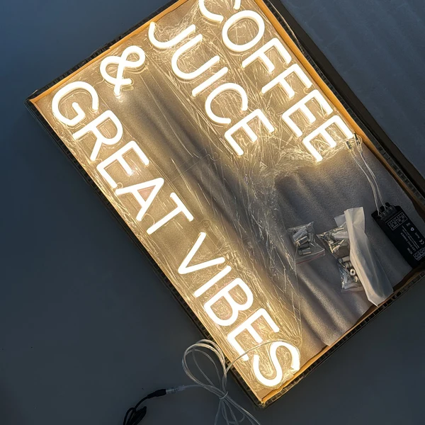 Trabajo realizado - Letrero de neón flex LED